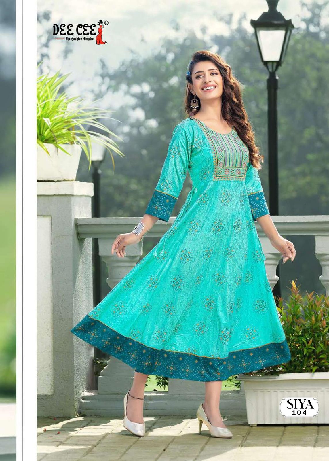 Siya By Deecee Rayon Designer Printed Long Kurtis Wholesale Market In Surat
